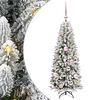 vidaXL K&uuml;nstlicher Weihnachtsbaum mit 150 LEDs mit St&auml;nder Wei&szlig; 120 cm