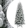 vidaXL K&uuml;nstlicher Weihnachtsbaum Beschneit 150 cm PVC&PE