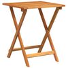 vidaXL Gartentisch Natur 60 x 60 x 72 cm Massivholz Akazie