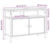 vidaXL Waschbeckenschrank mit T&uuml;r Braun 80 x 30 x 60 cm Holzwerkstoff