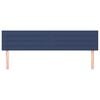 vidaXL Kopfteile Blau 160x5x78/88 cm Stoff