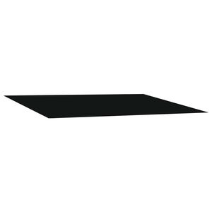 vidaXL Markisenersatzstoff Schwarz 350 x 250 cm Polyester