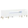 vidaXL LED-TV-Schrank DELFT 153 x 35 x 43 cm Hochglanz Wei&szlig;