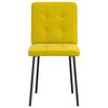 vidaXL Esszimmerstühle 2 Stk. Gelb Samt