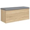 vidaXL Aufbewahrungsbank Sonoma-Eiche 102 x 42 x 45 cm Holzwerkstoff