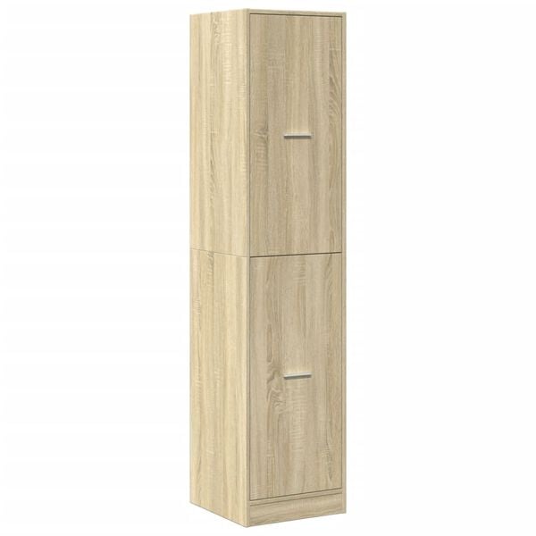 vidaXL Apothekerschrank Sonoma-Eiche 40x41x174,5 cm Holzwerkstoff