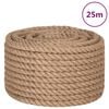 vidaXL Juteseil 25 m L&auml;nge 20 mm St&auml;rke