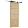 vidaXL Schiebet&uuml;r ORKDAL Natur 83 x 211 cm Massives Kiefernholz