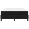 vidaXL Boxspringbett mit Matratze Schwarz 120 x 190 cm Stoff