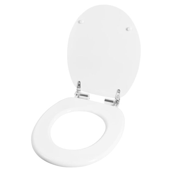 CORNAT Toilettenbrille mit Absenkautomatik MOLINOS MDF Wei&szlig;