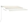 vidaXL Standmarkise Manuell Einziehbar 300x250 cm Creme