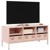 vidaXL TV-Schrank Rosa 101,5x39x43,5 cm Kaltgewalzter Stahl