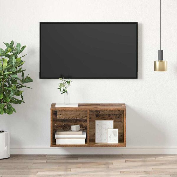 vidaXL TV-Schrankset Altholz 37 x 37 x 72 cm Holzwerkstoff