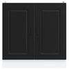 vidaXL Sp&uuml;lenunterschrank Kalmar Schwarz 80x46x81,5 cm Holzwerkstoff