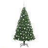 vidaXL K&uuml;nstlicher Weihnachtsbaum mit 300 LEDs mit St&auml;nder Gr&uuml;n 180 cm