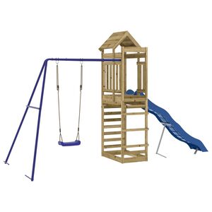 vidaXL Spielturm Impr&auml;gniertes Kiefernholz