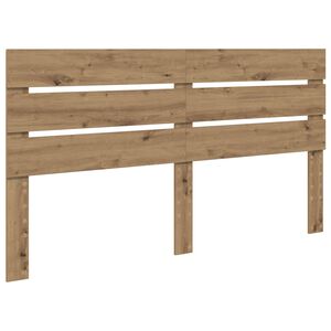 vidaXL Kopfteil Artisan-Eiche Holzwerkstoff