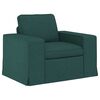 vidaXL Sofa 2 pcs Dunkelgr&uuml;n 182 x 80 x 82 cm Stoff