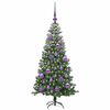 vidaXL Weihnachtsbaum mit 150 LEDs mit St&auml;nder Gr&uuml;n 120 cm PVC