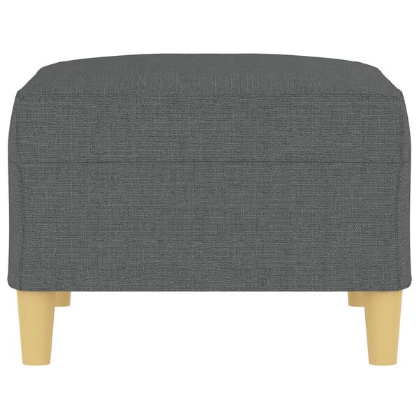 vidaXL Fu&szlig;hocker Dunkelgrau 70x55x41 cm Stoff