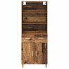 vidaXL Highboard Altholz 69,5 x 32,5 x 180 cm Holzwerkstoff