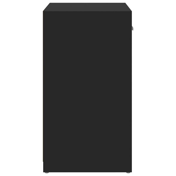 vidaXL Schuhbank Schwarz 94,5x31x57 cm Holzwerkstoff