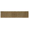vidaXL Bereichsteppich Schwarz 60 x 250 cm Jute