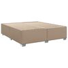 vidaXL Boxspringbett Matratze Cappuccino-Braun 180x200 cm Kunstleder