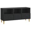 vidaXL TV-Schr&auml;nk 102 x 34,5 x 50 cm Schwarz Holzwerkstoff