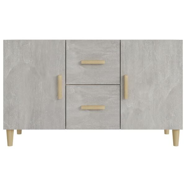 vidaXL Sideboard Betongrau 100x36x60 cm Holzwerkstoff