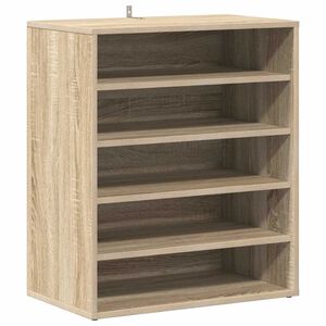vidaXL Schuhschrank Sonoma-Eiche 60x35x70 cm Holzwerkstoff