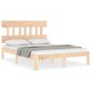 vidaXL Massivholzbett ohne Matratze 140x190 cm Kiefernholz
