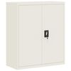 vidaXL Aktenschrank Wei&szlig; 90x40x105 cm Stahl