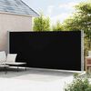 vidaXL Seitenmarkise Ausziehbar 200x600 cm Schwarz