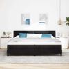 vidaXL Boxspringbett mit Matratze Schwarz 200 x 200 cm Samt
