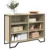 vidaXL Sideboard Sonoma-Eiche 101x35,5x74,5 cm Holzwerkstoff