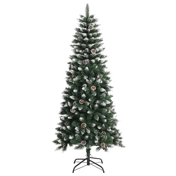 vidaXL K&uuml;nstlicher Weihnachtsbaum mit 150 LEDs mit St&auml;nder Gr&uuml;n 150 cm