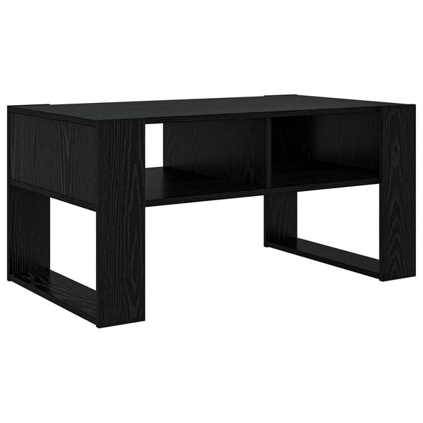 vidaXL Couchtisch Schwarz Eichen-Optik 92 x 53 x 45 cm Holzwerkstoff