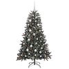 vidaXL K&uuml;nstlicher Weihnachtsbaum Gr&uuml;n 120 cm PVC, Plastik und Stahl