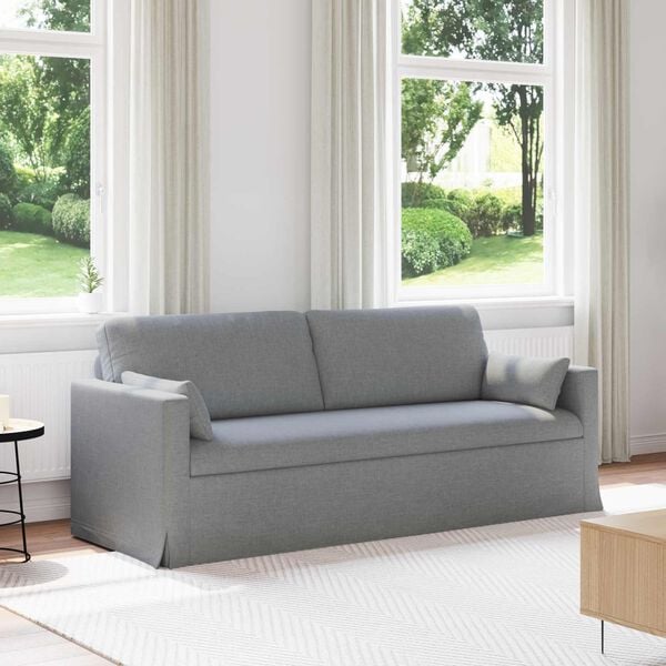vidaXL Sofa Hellgrau Gesamtabmessungen: 78 x 78 x 80 cm (B x T x H)