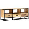 vidaXL TV-Schrank 120x30x45 cm Massivholz Mango