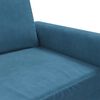vidaXL 2-Sitzer-Sofa Blau 140 cm Samt