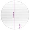 vidaXL Grillrost Rund &Oslash;50 cm 304 Edelstahl