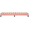 vidaXL Boxspringbettgestell Rosa 80x200 cm Samt