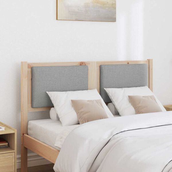 vidaXL Kopfteil Sonstiges Braun 135 cm Massivholz Kiefer