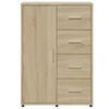 vidaXL Sideboards 2 Stk. Sonoma-Eiche 60x31x84 cm Holzwerkstoff