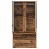 vidaXL Badezimmerschrank Altholz 79,5 x 49 x 156 cm Holzwerkstoff