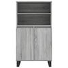 vidaXL Highboard Grau Sonoma 60x36x110 cm Holzwerkstoff