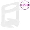 vidaXL Fliesen-Nivellierclips 2500 Stk. 1,5 mm