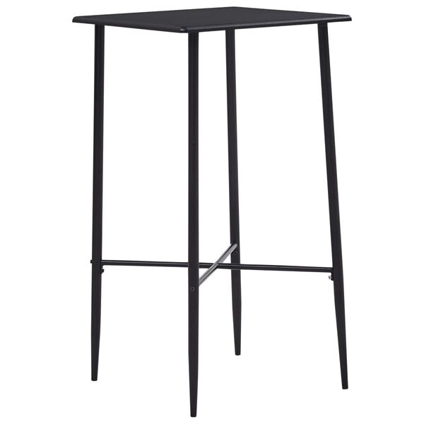vidaXL 5-tlg. Bar-Set Stoff Schwarz